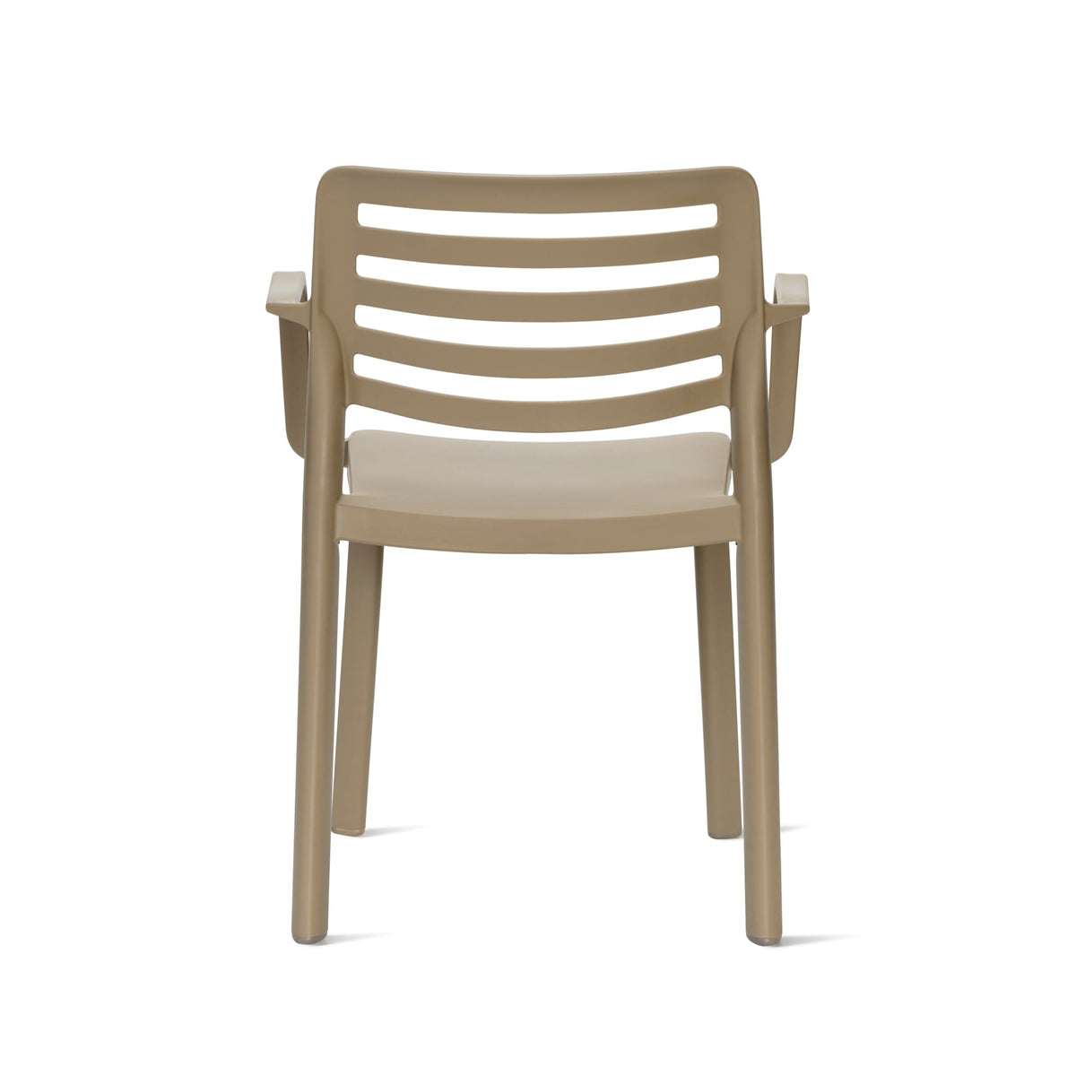 Garbar Wind Armchair in Sand, rear view