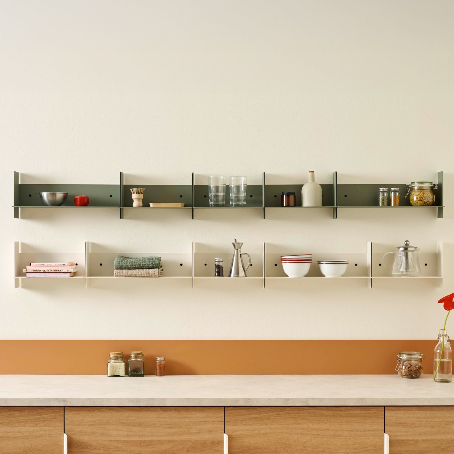 Tiptoe PLI Steel Wall Shelf lifestyle photograph