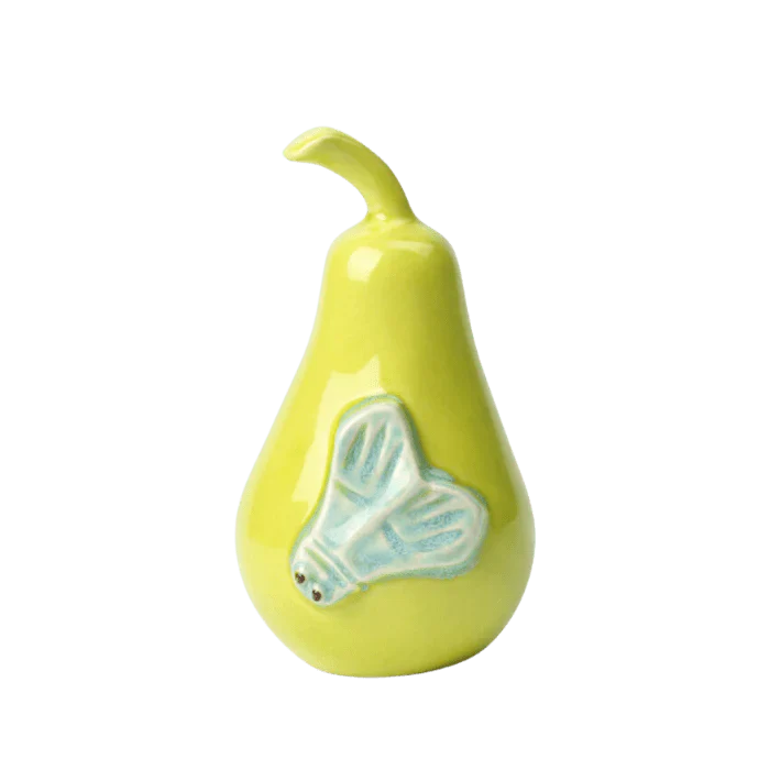 Poppery Pear with Butterfly Green/Mint