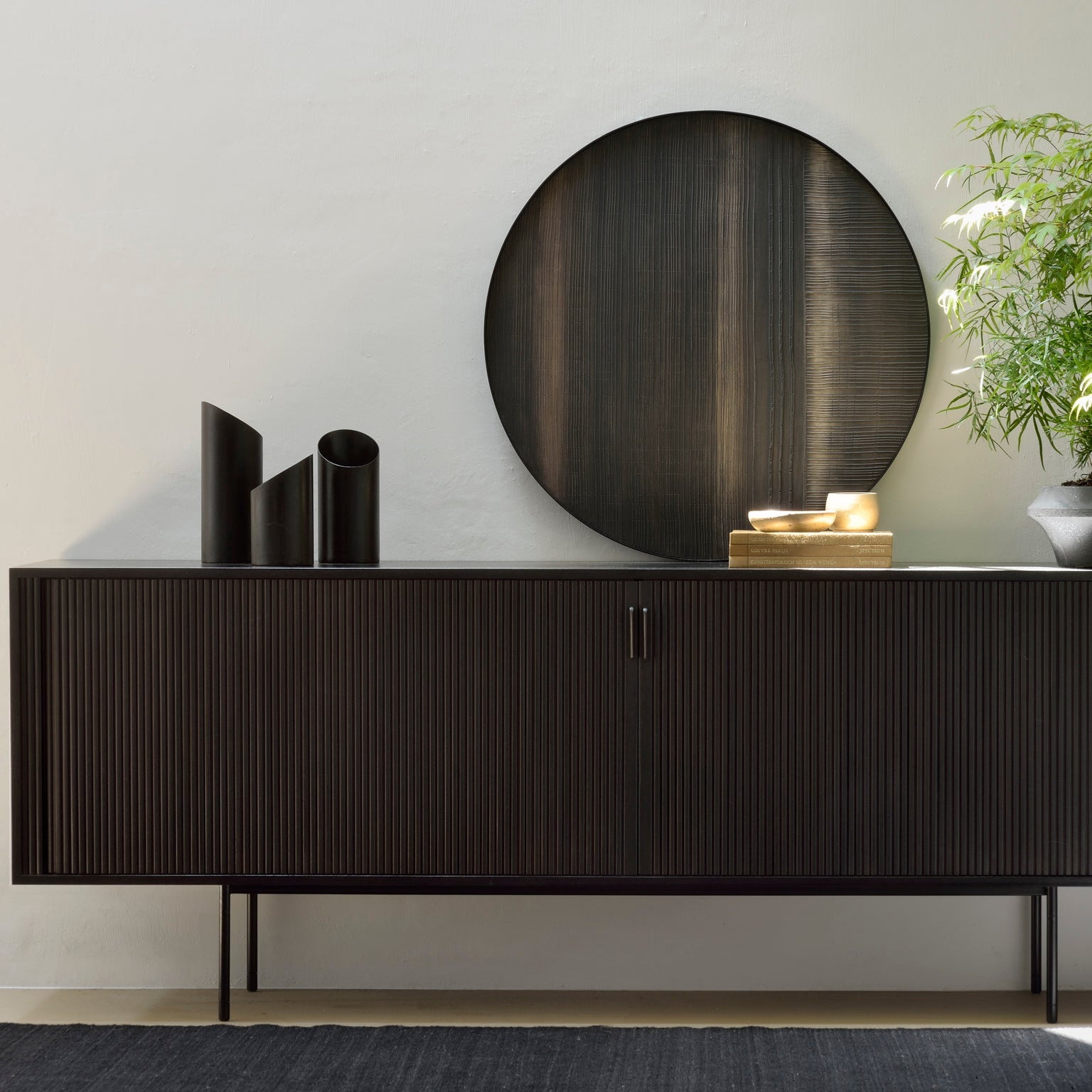 Ethnicraft Roller Max Sideboard, FSC-certified solid wood furniture by Belgian brand