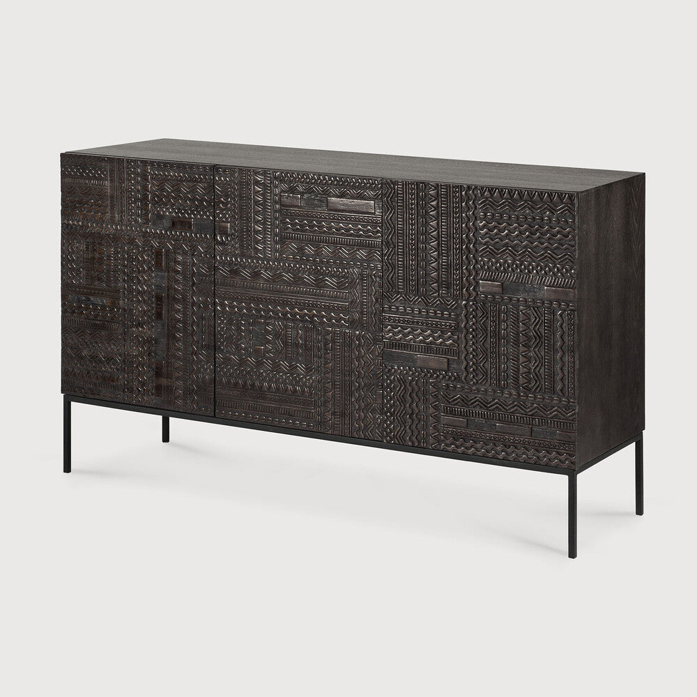 Ethnicraft Tabwa Sideboard, FSC-certified solid wood furniture by Belgian brand