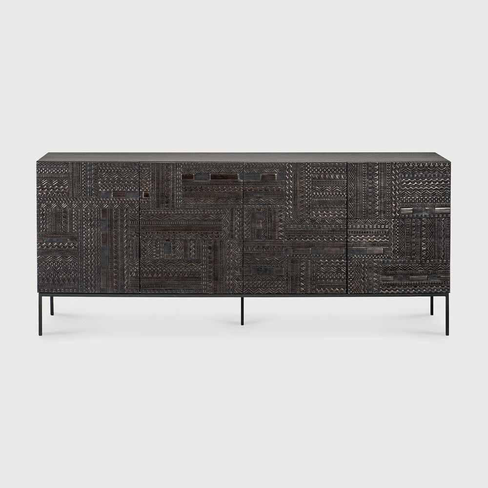 Ethnicraft Tabwa Sideboard, FSC-certified solid wood furniture by Belgian brand