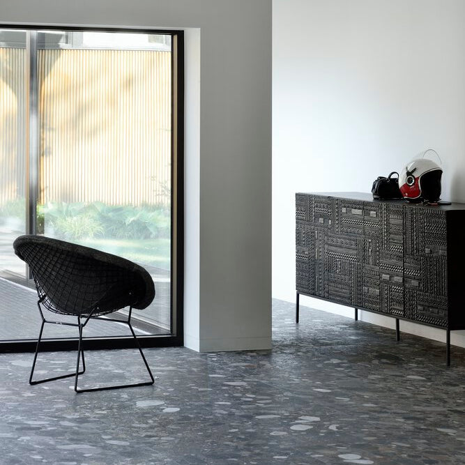 Ethnicraft Tabwa Sideboard styled in an interior setting