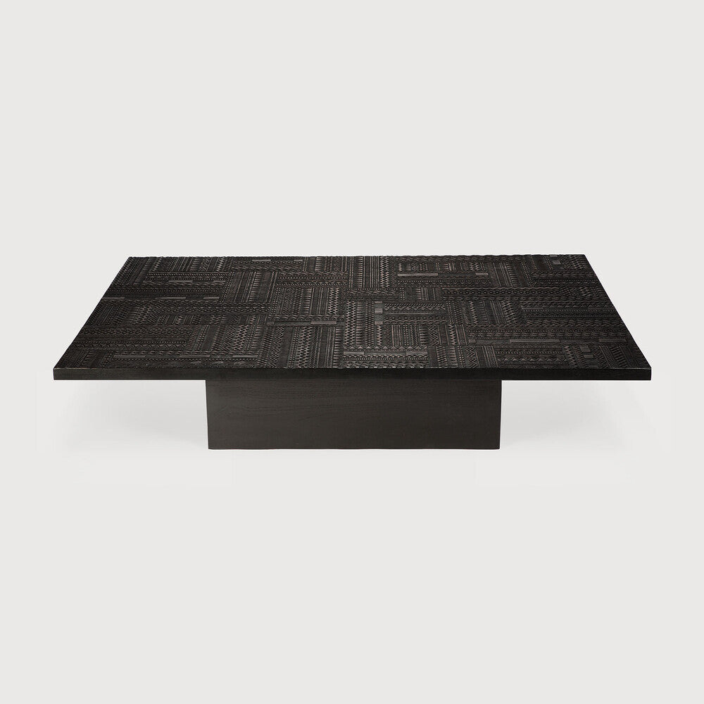 Ethnicraft Tabwa Coffee Table, FSC-certified solid wood furniture by Belgian brand