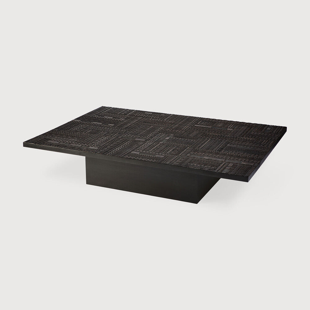 Ethnicraft Tabwa Coffee Table, FSC-certified solid wood furniture by Belgian brand