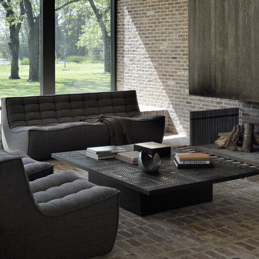 Ethnicraft Tabwa Coffee Table, FSC-certified solid wood furniture by Belgian brand