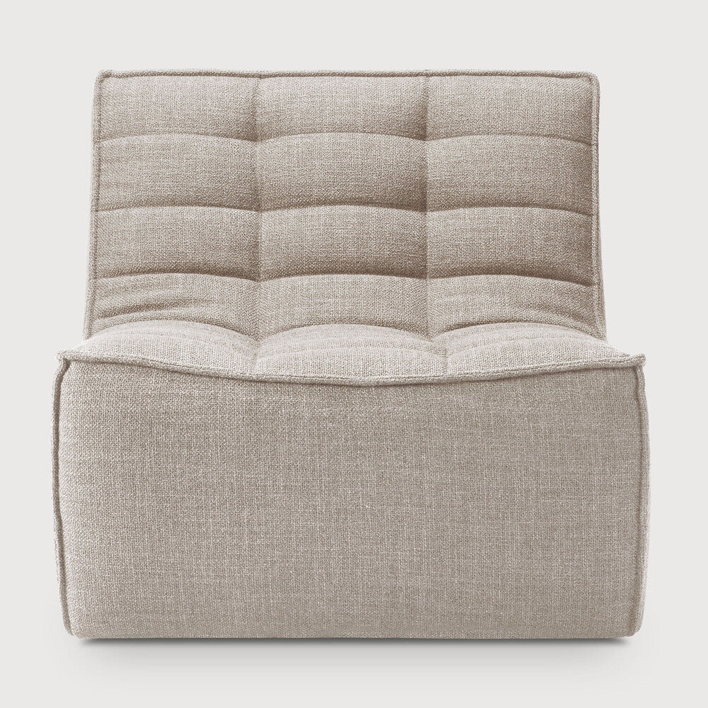 Ethnicraft N701 One Seater, FSC-certified solid wood furniture by Belgian brand