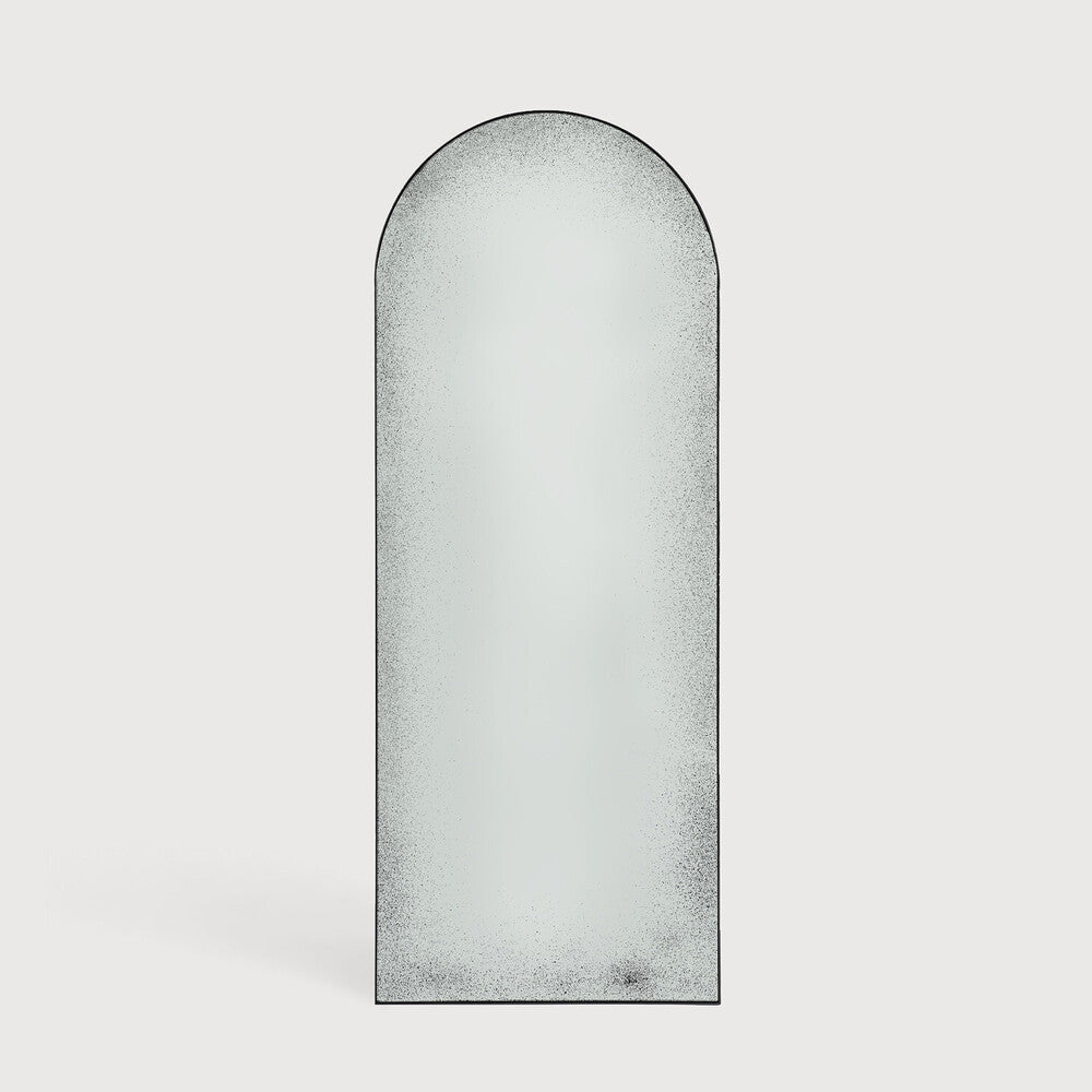 Ethnicraft Clear Gate Floor Mirror with bronzed glass and Belgian craftsmanship