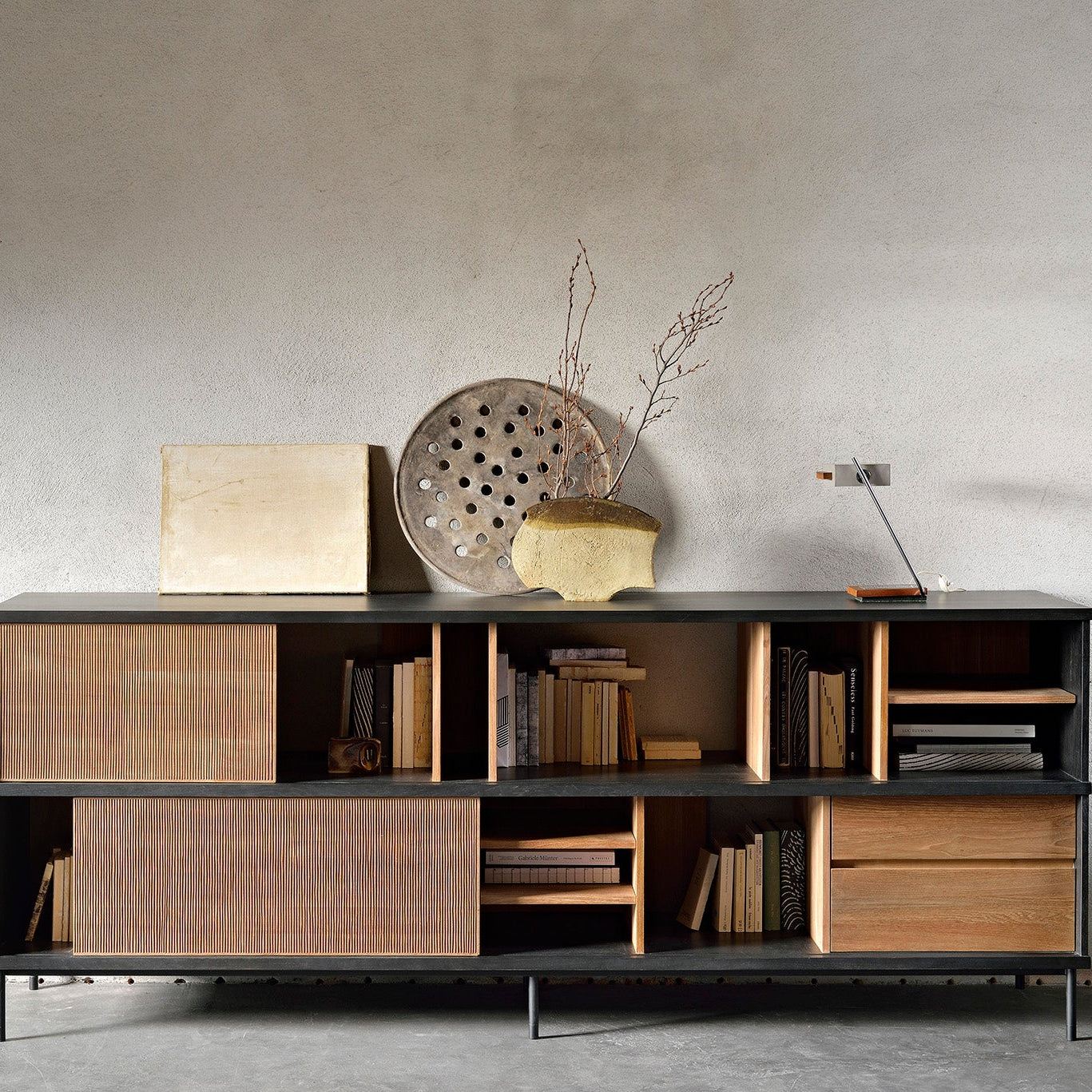 Ethnicraft Oscar Sideboard in teak, FSC-certified solid teak