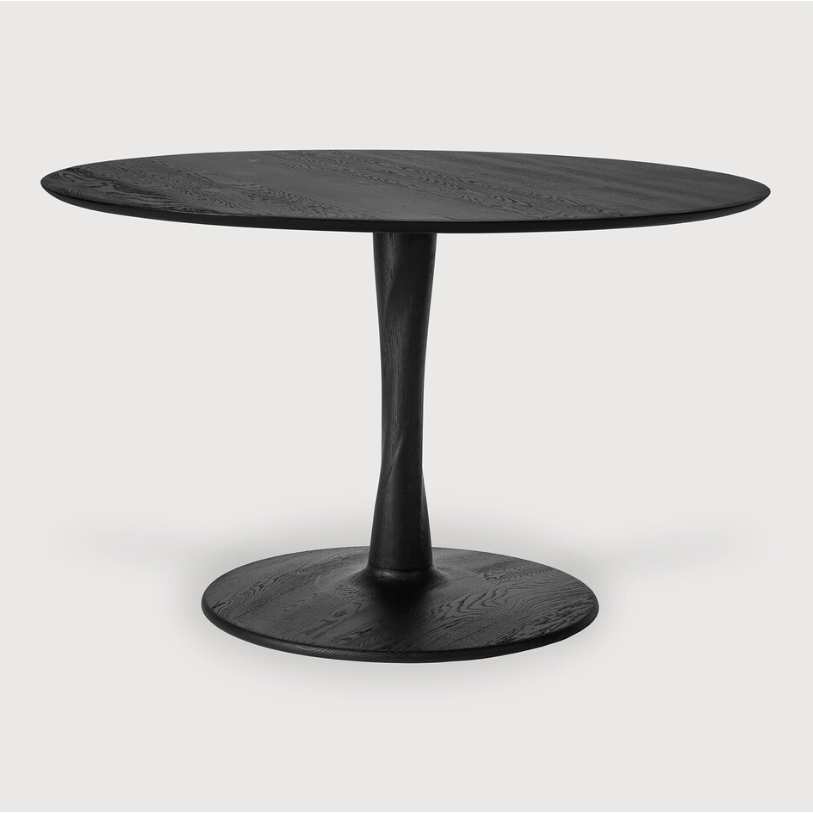 Ethnicraft Torsion Lounge Table, FSC-certified solid wood furniture by Belgian brand