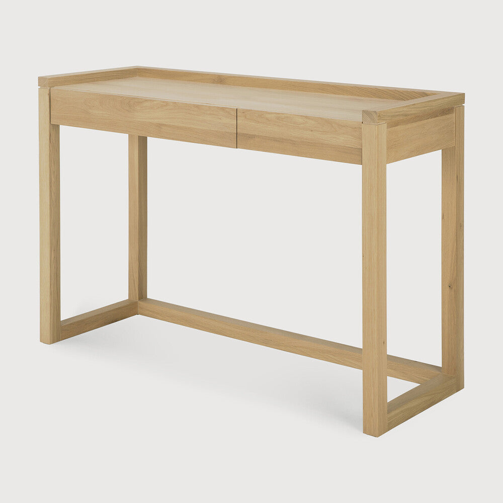 Ethnicraft Frame Desk, FSC-certified solid wood furniture by Belgian brand