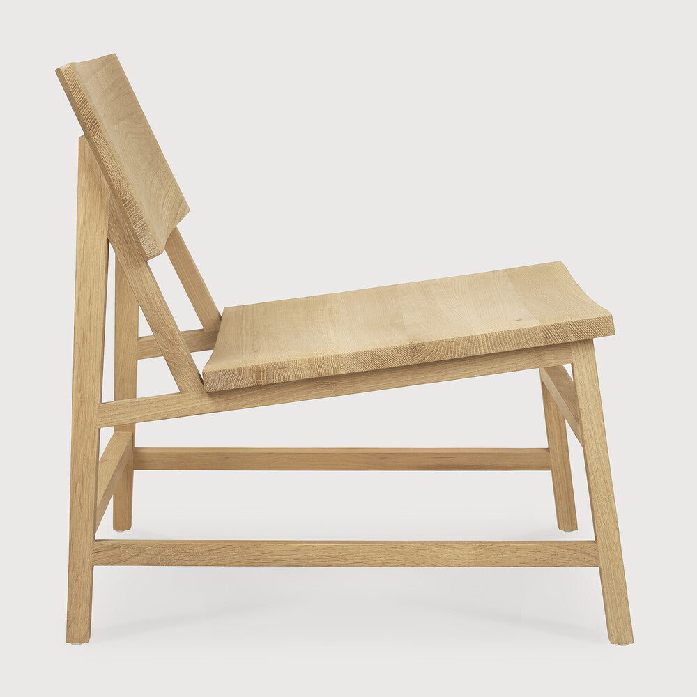 Ethnicraft N2 Lounge Chair with FSC-certified solid wood frame, Belgian design