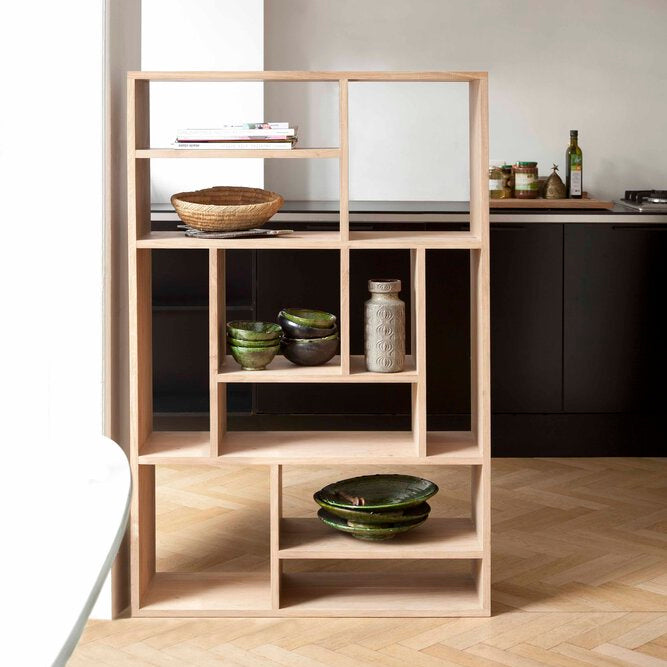 Ethnicraft M Rack styled in an interior setting