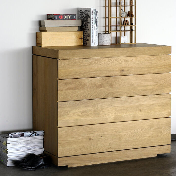 Ethnicraft Burger Dresser styled in an interior setting