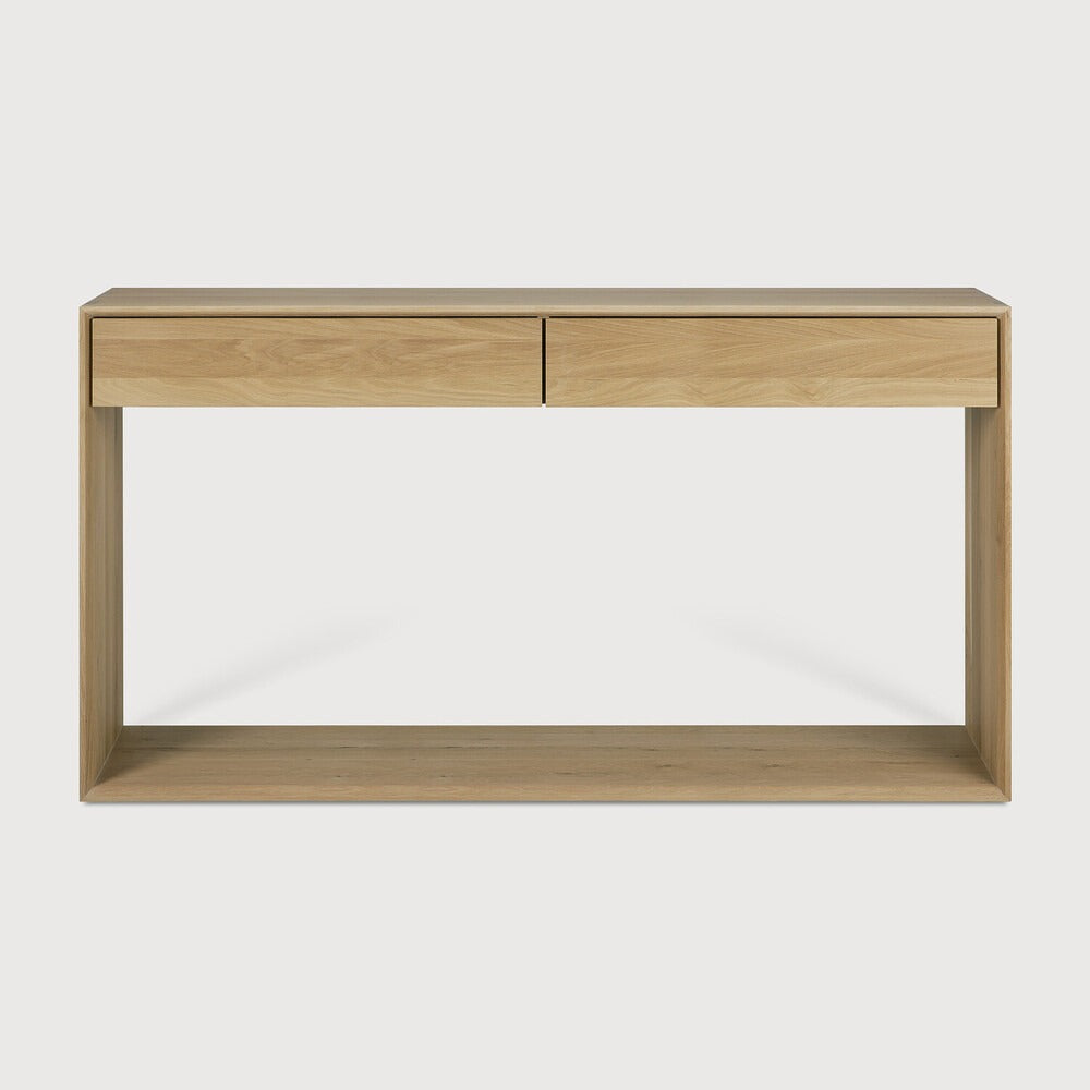 Ethnicraft Nordic Console, FSC-certified solid wood furniture by Belgian brand