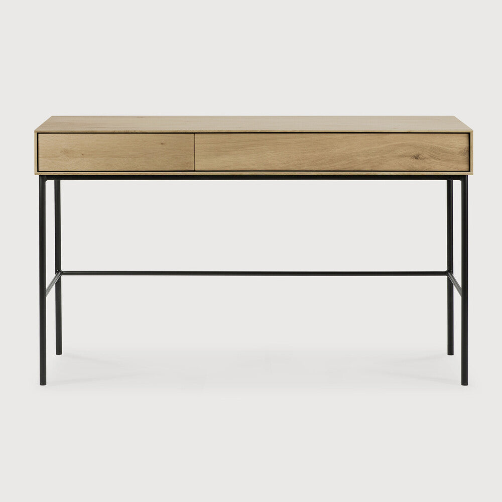 Ethnicraft Whitebird Desk, FSC-certified solid wood furniture by Belgian brand