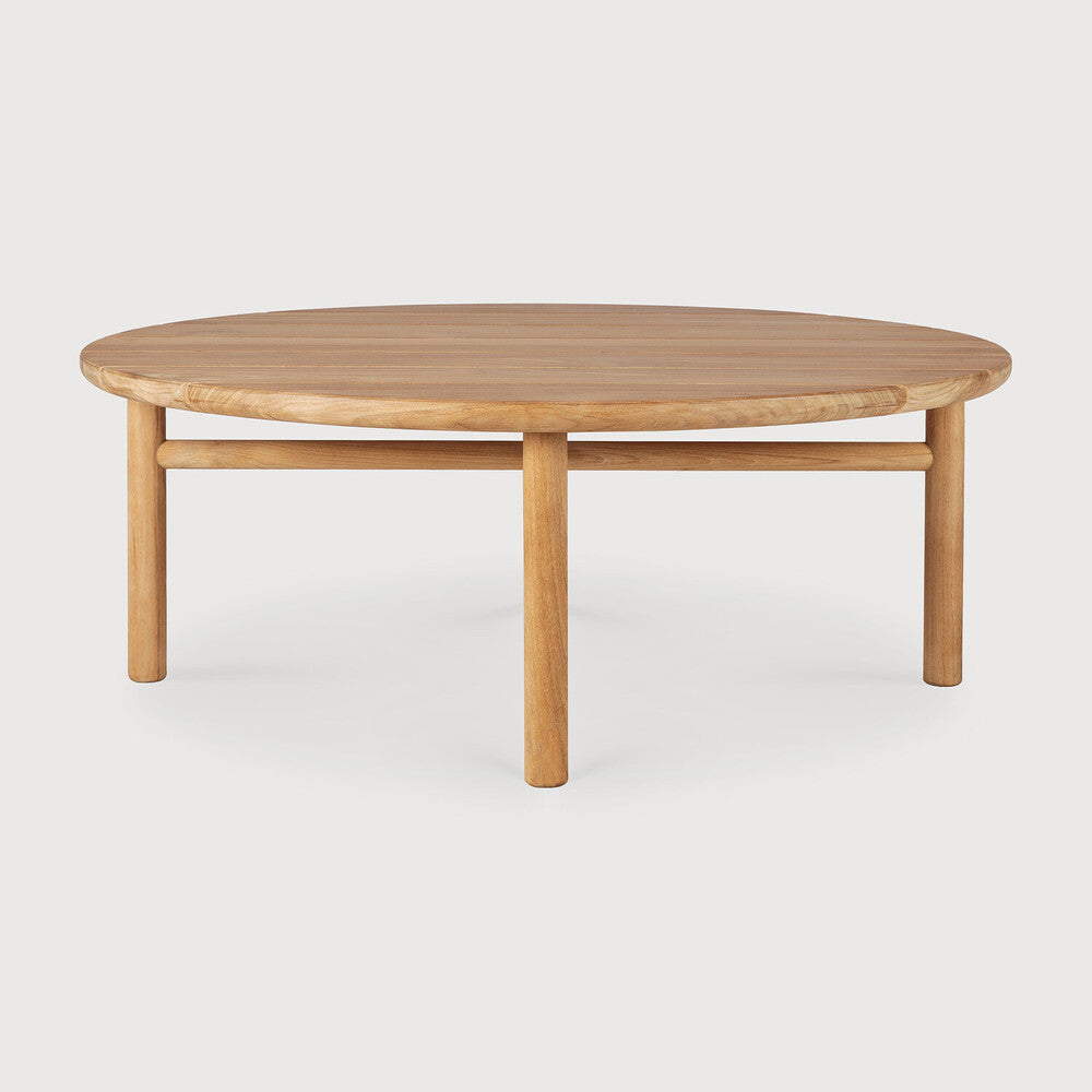 Ethnicraft Quatro Outdoor Coffee Table, FSC-certified solid wood furniture by Belgian brand