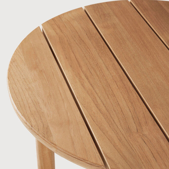 Ethnicraft Quatro Outdoor Coffee Table, FSC-certified solid wood furniture by Belgian brand