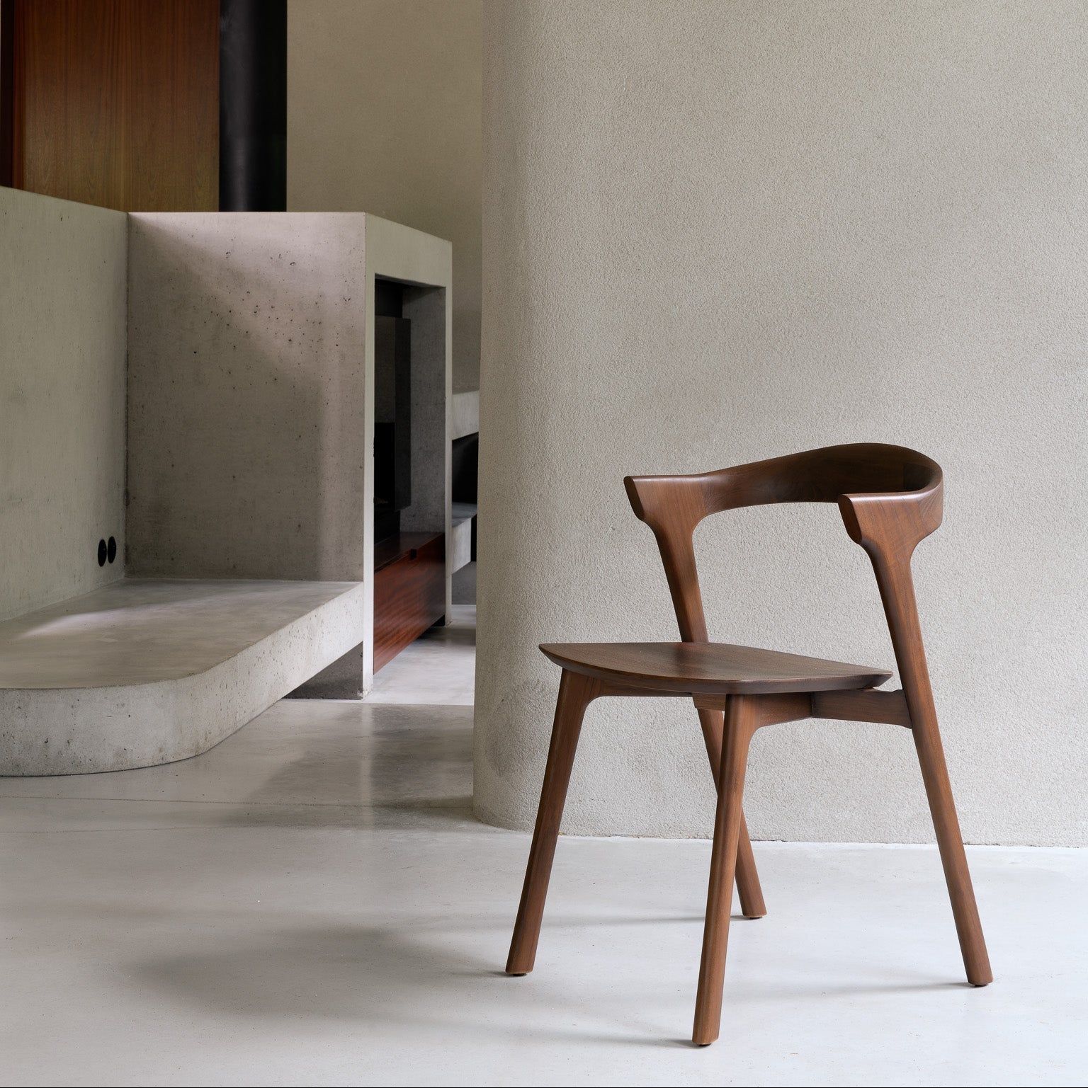 Ethnicraft Bok Dining Chair in teak, FSC-certified solid teak, Belgian solid wood furniture