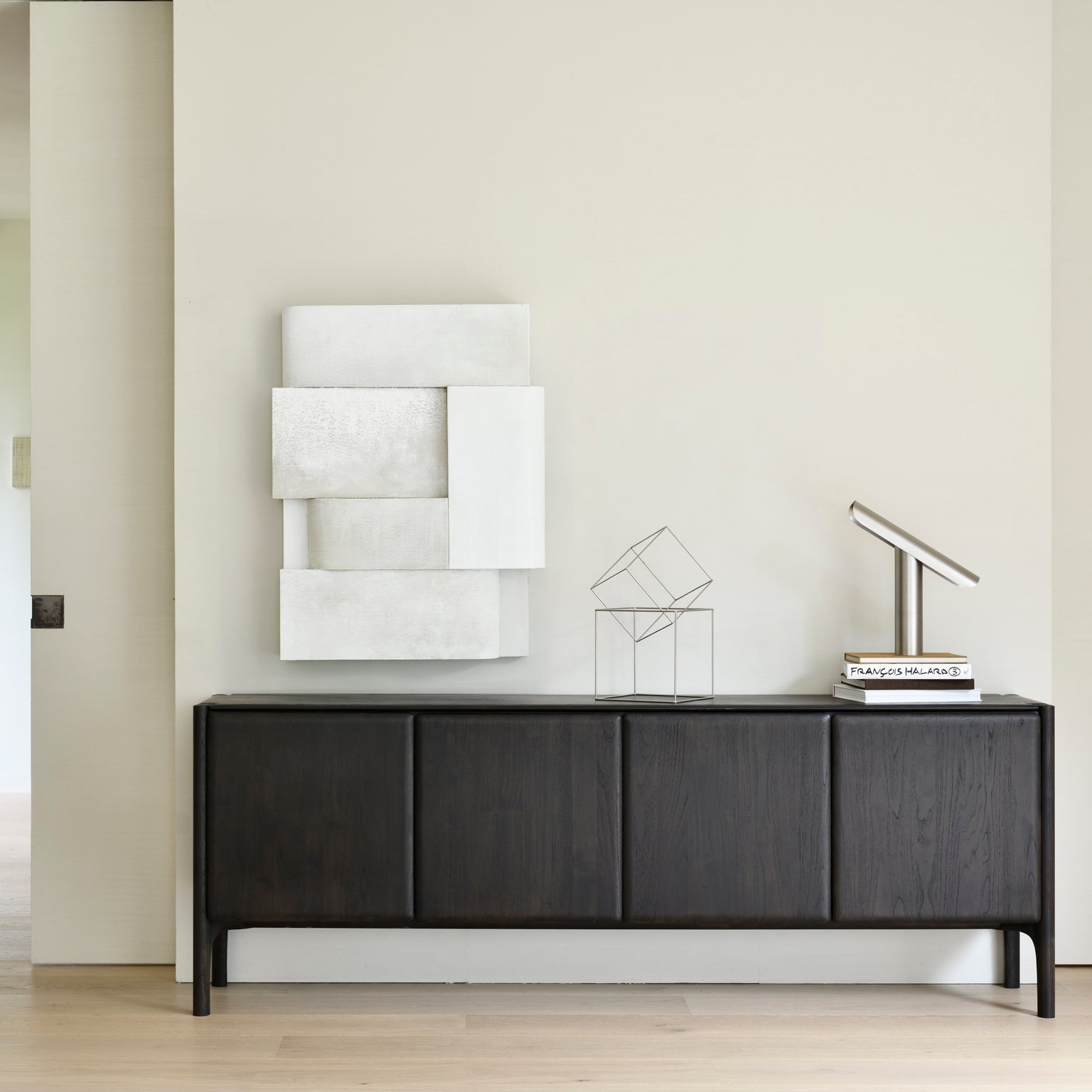 Ethnicraft PI Sideboard, FSC-certified solid wood furniture by Belgian brand