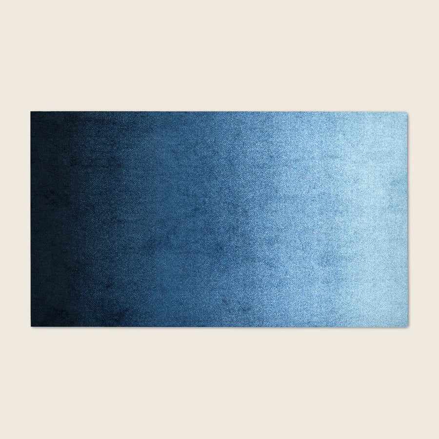 Heymat Dis Fjord in Fjord, recycled PET yarn doormat, Norwegian sustainable design