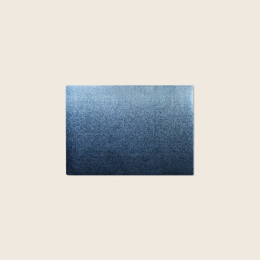 Heymat Dis Fjord in Fjord, recycled PET yarn doormat, Norwegian sustainable design