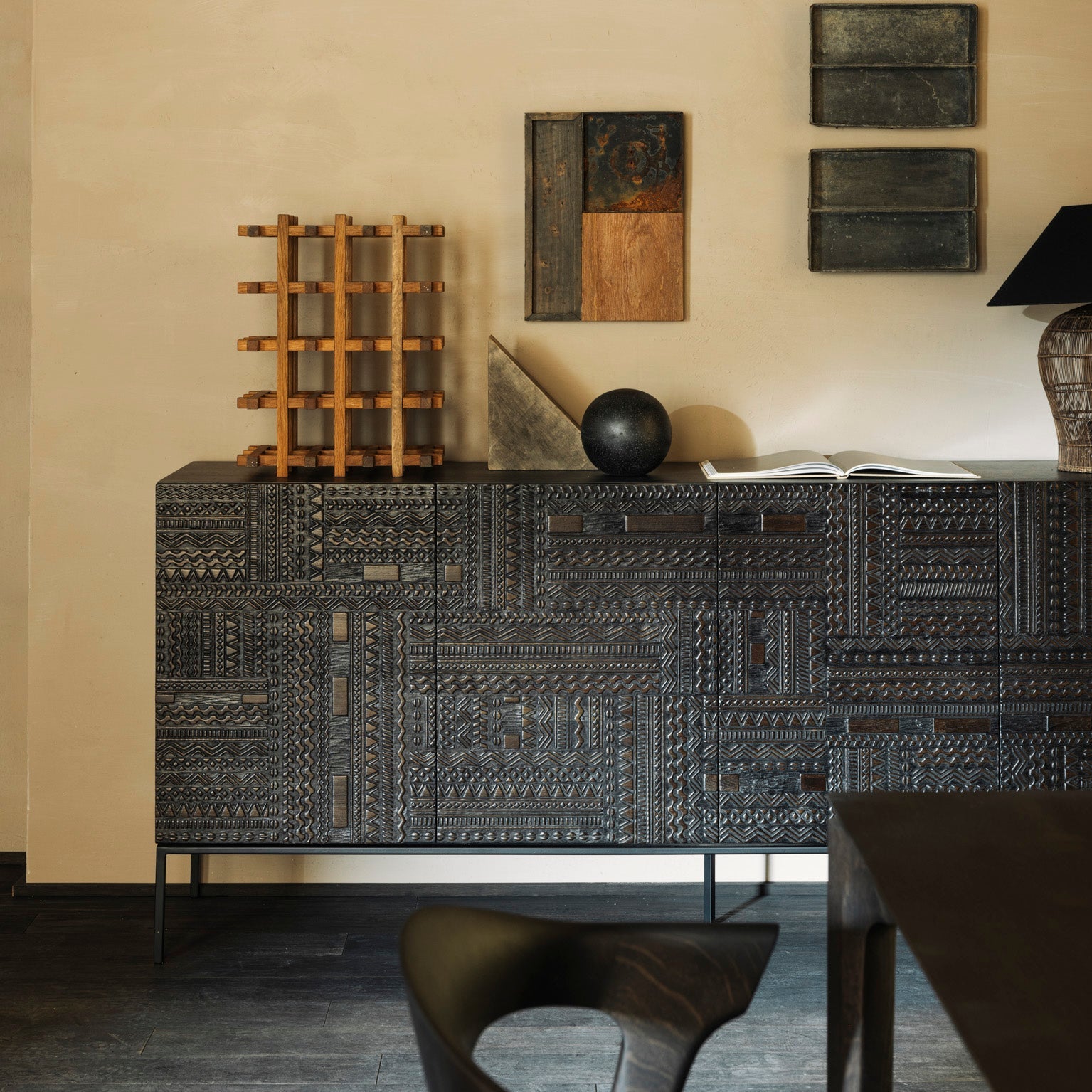 Ethnicraft Tabwa Sideboard, FSC-certified solid wood furniture by Belgian brand