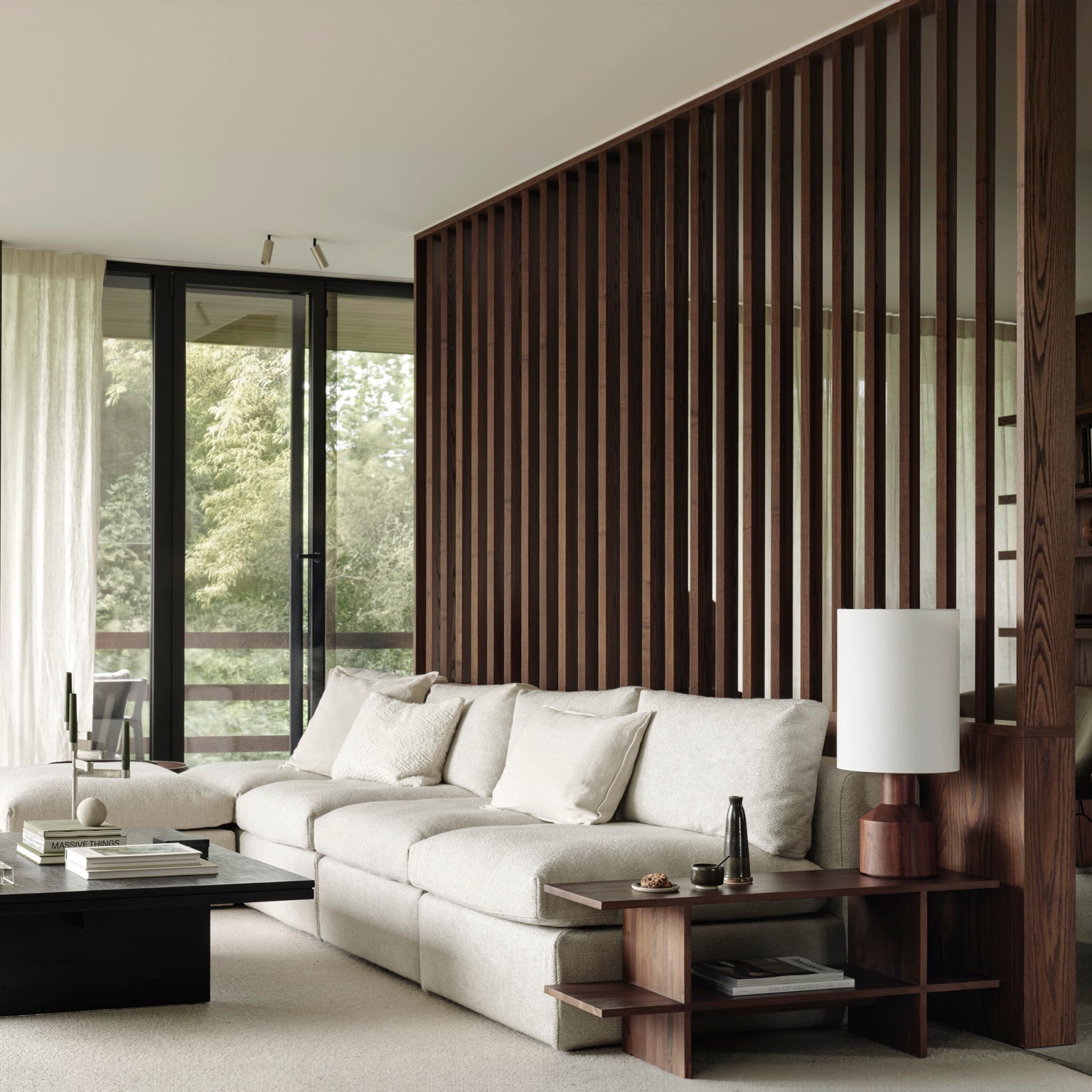 Ethnicraft Kabuki Side Table, FSC-certified solid wood furniture by Belgian brand