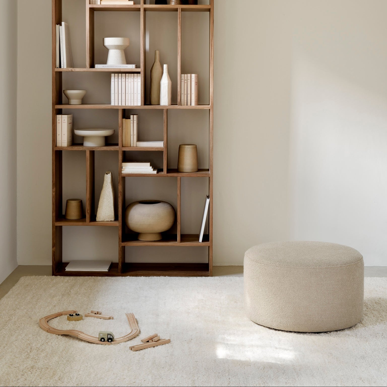 Ethnicraft Dunes Rug, woven textile from Belgian brand Ethnicraft