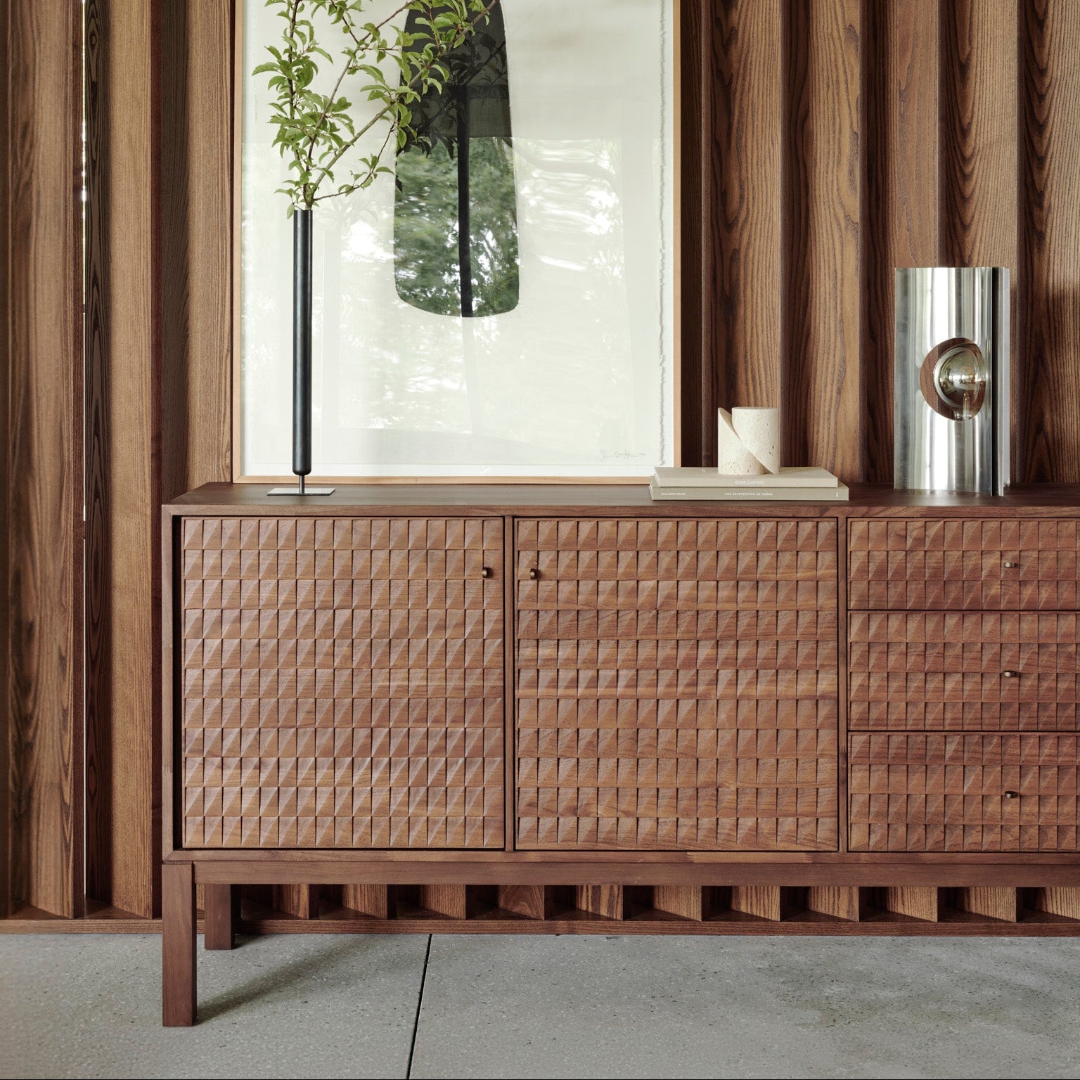 Ethnicraft Sono Sideboard, FSC-certified solid wood furniture by Belgian brand