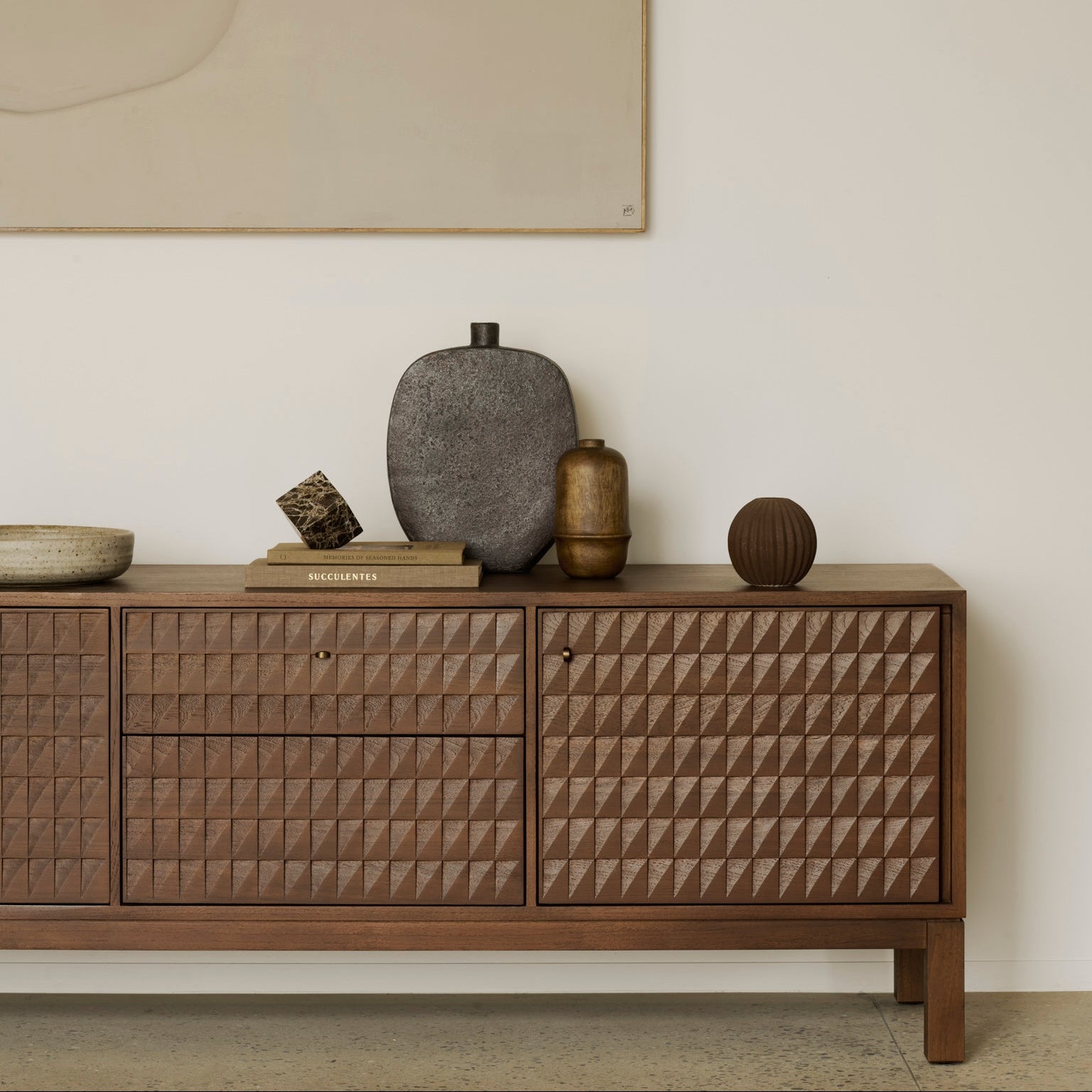 Ethnicraft Sono TV Cupboard, FSC-certified solid wood furniture by Belgian brand
