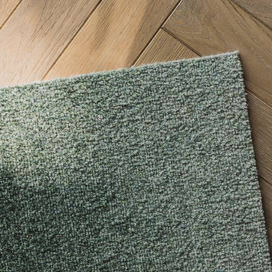 Heymat Dis Doormat in Ocean, recycled PET yarn doormat, Norwegian sustainable design