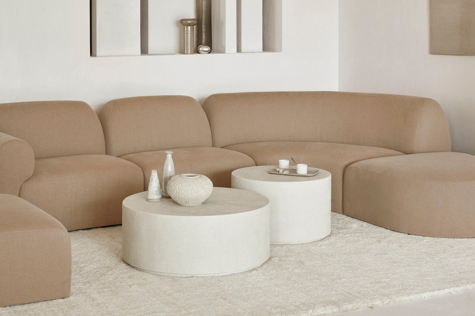 Ethnicraft Bulky Modulador Sofa with FSC-certified solid wood frame, Belgian design