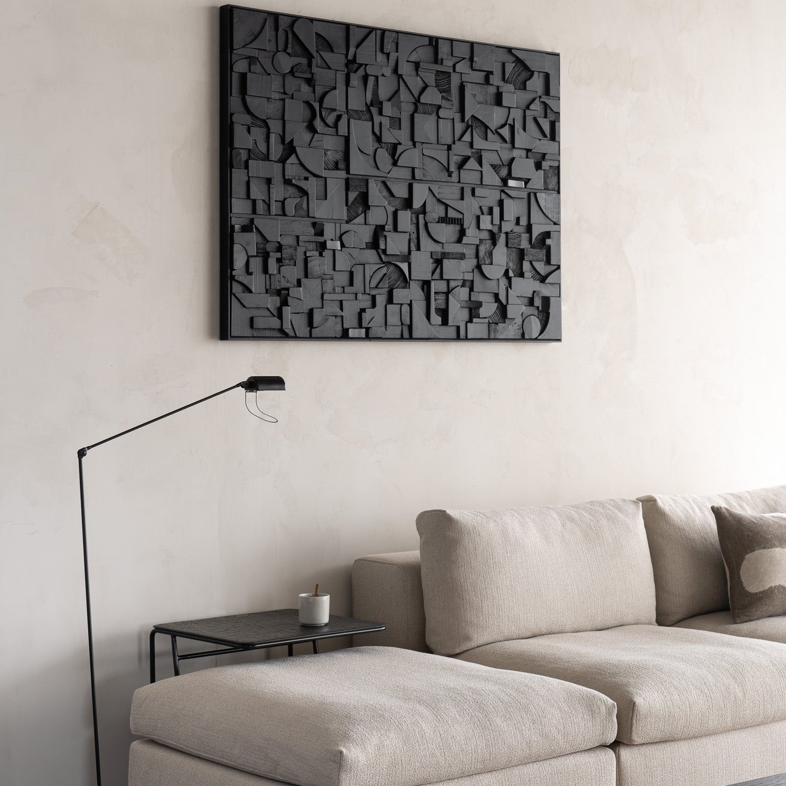 Ethnicraft Bricks Wall Art, FSC-certified solid wood furniture by Belgian brand