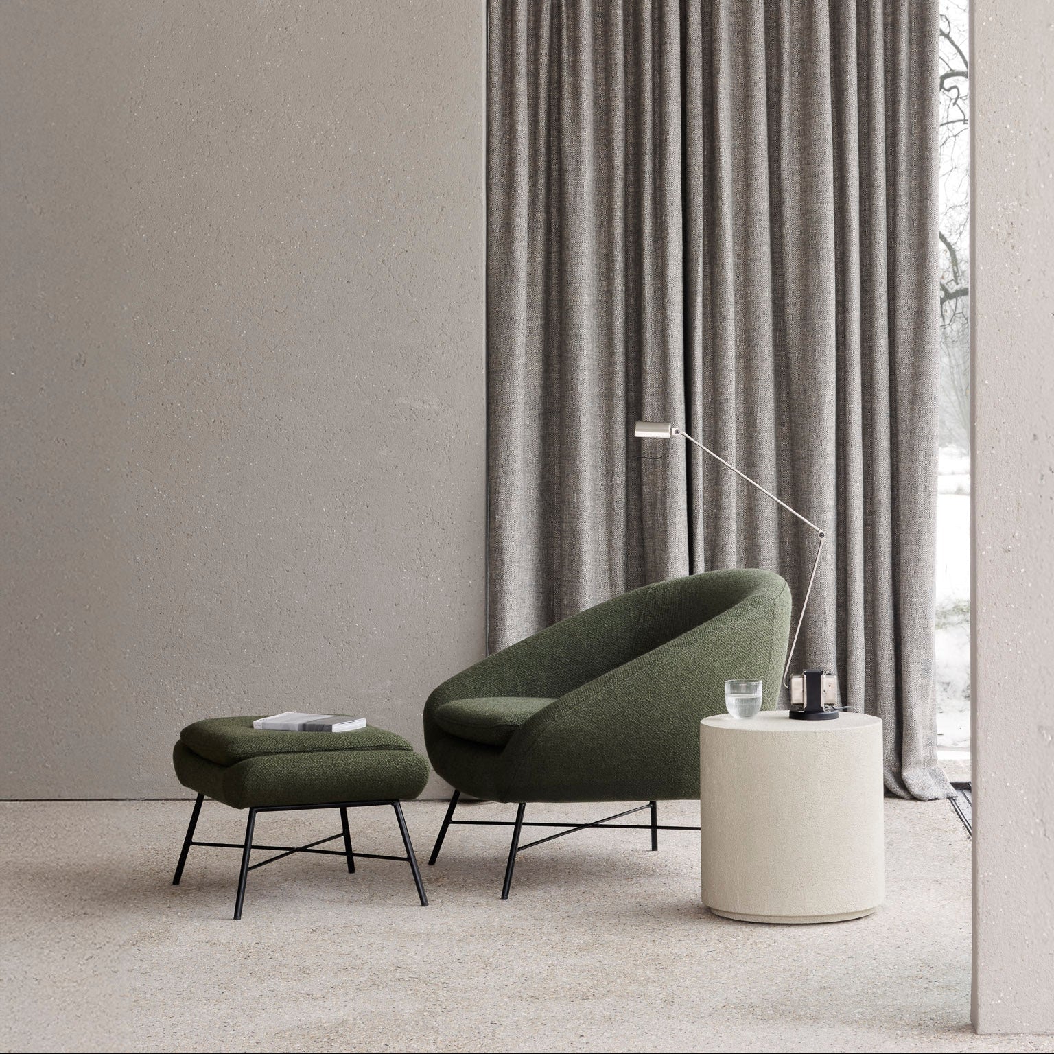 Ethnicraft Elements Side Table, FSC-certified solid wood furniture by Belgian brand