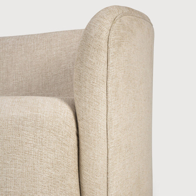 Ethnicraft Ellipse Sofa with FSC-certified solid wood frame, Belgian design
