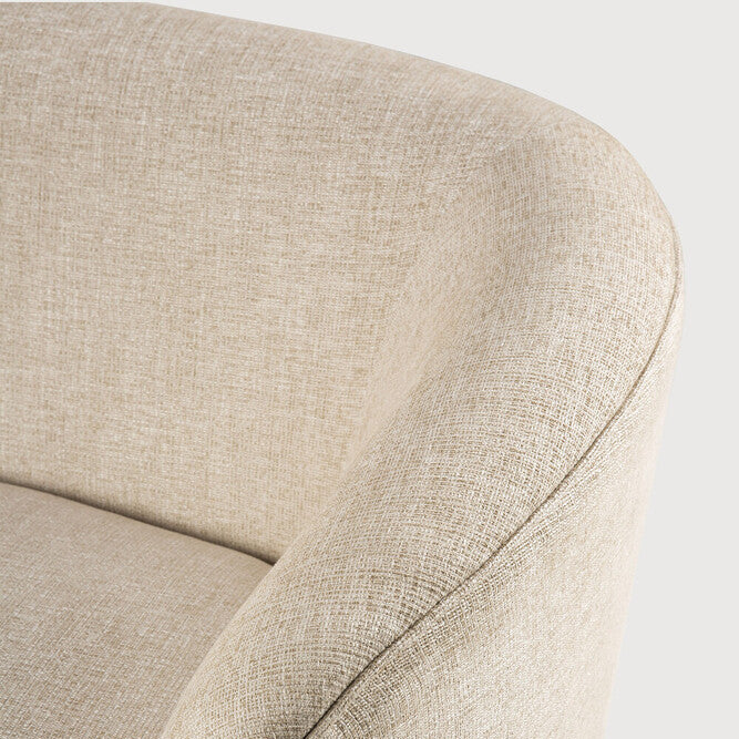 Ethnicraft Ellipse Sofa with FSC-certified solid wood frame, Belgian design