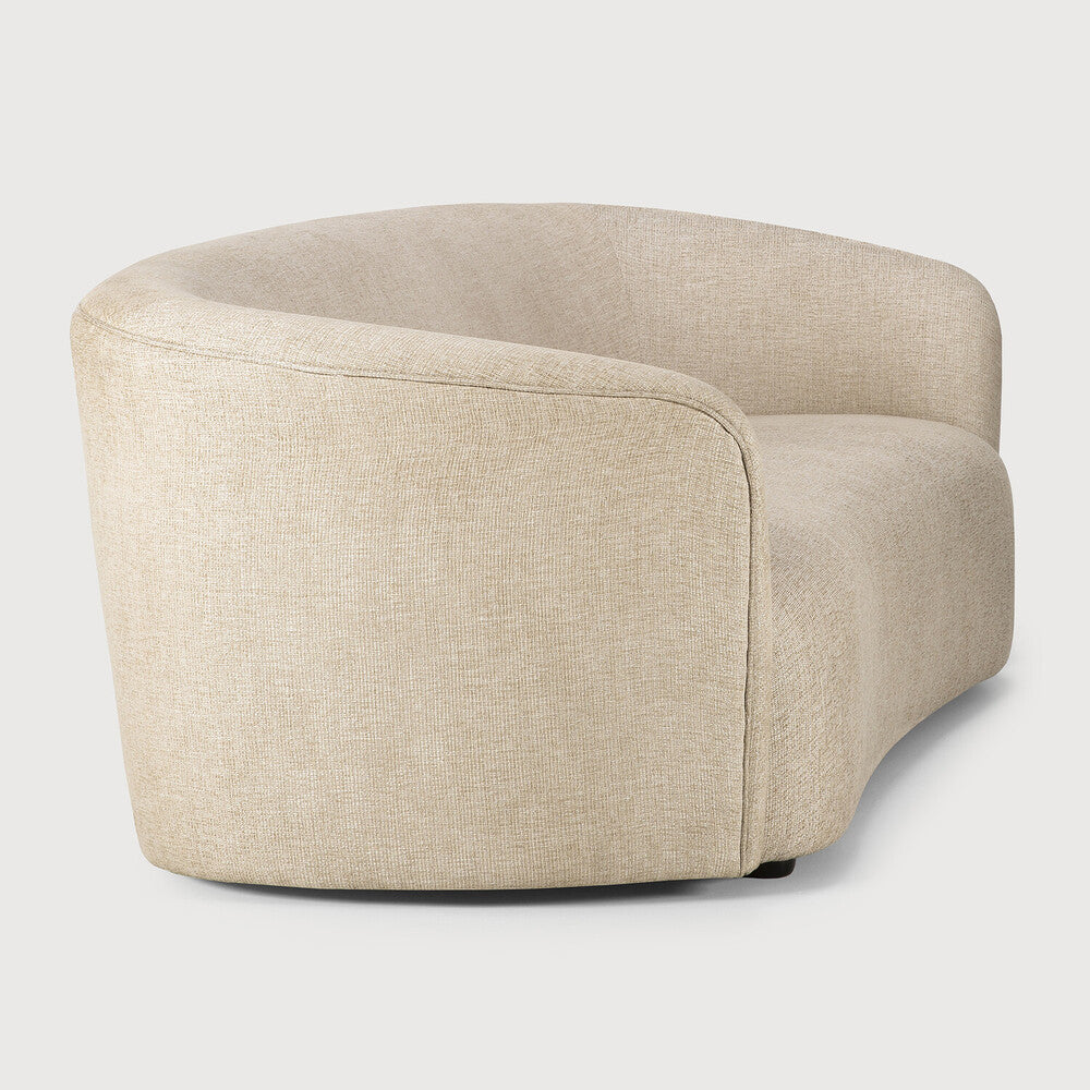 Ethnicraft Ellipse Sofa with FSC-certified solid wood frame, Belgian design