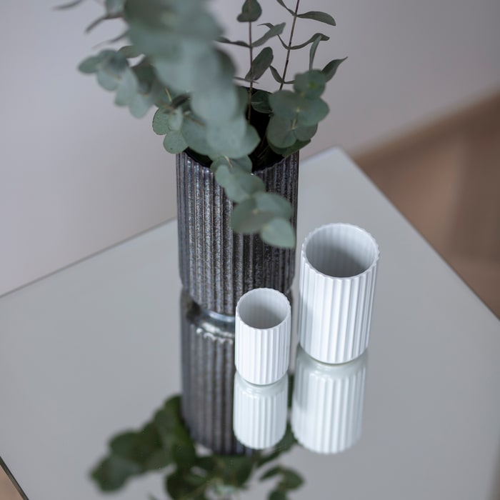 Lyngby Porcelain White Vases