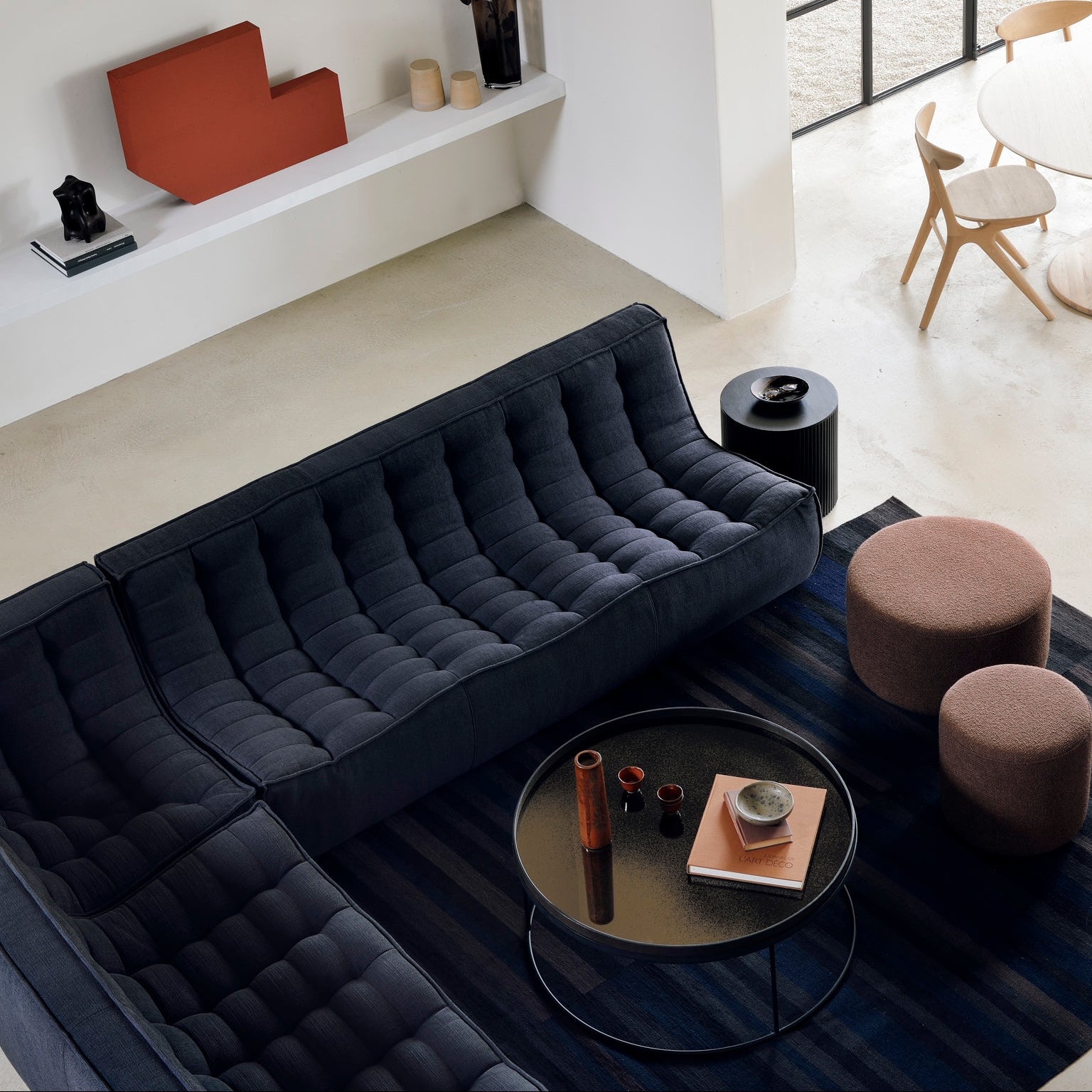 Ethnicraft Tray Coffee Table, FSC-certified solid wood furniture by Belgian brand