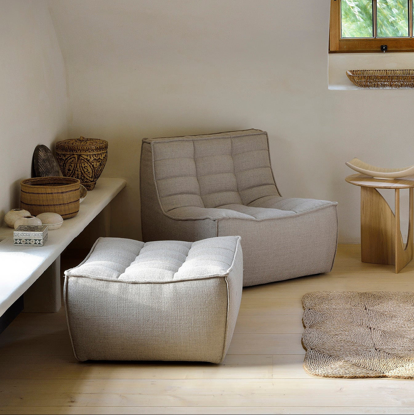 N701 Ottoman - Fabric