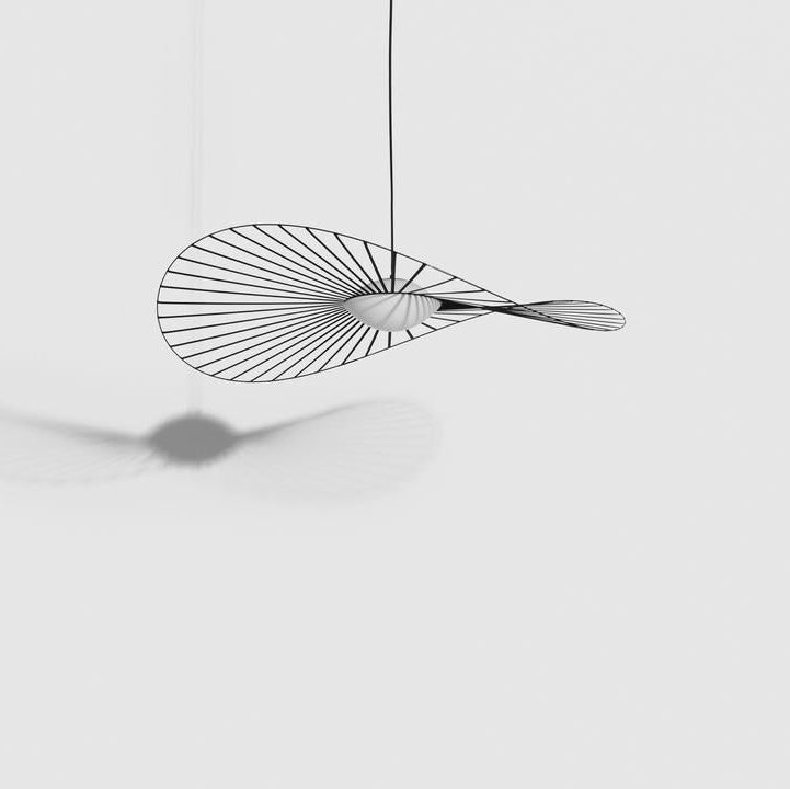 Petite Friture Vertigo Nova Pendant in black and white, designed by Constance Guisset