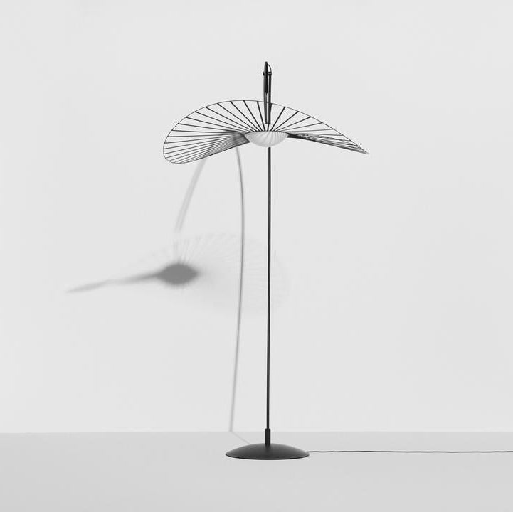 Petite Friture Vertigo Nova Floor Lamp in black and white, designed by Constance Guisset
