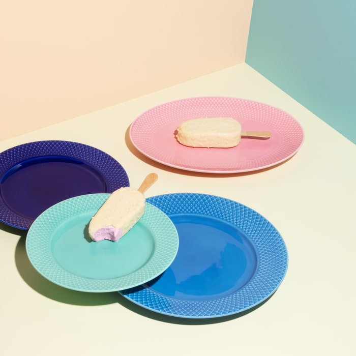 Lyngby Porcelæn Rhombe Color Dinner Plate