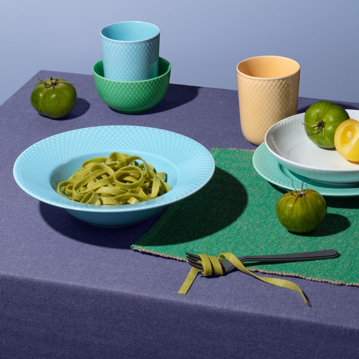 Lyngby Porcelain Rhombe Color Bowls