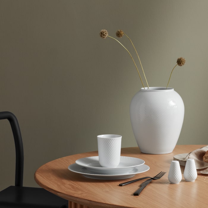 Lyngby Porcelain Rhombe Plates