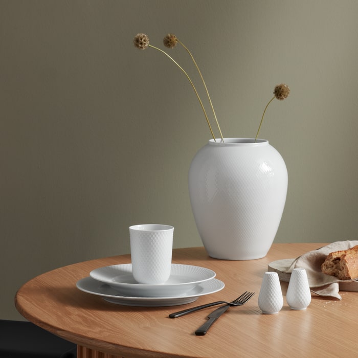 Lyngby Porcelain Rhombe Plates