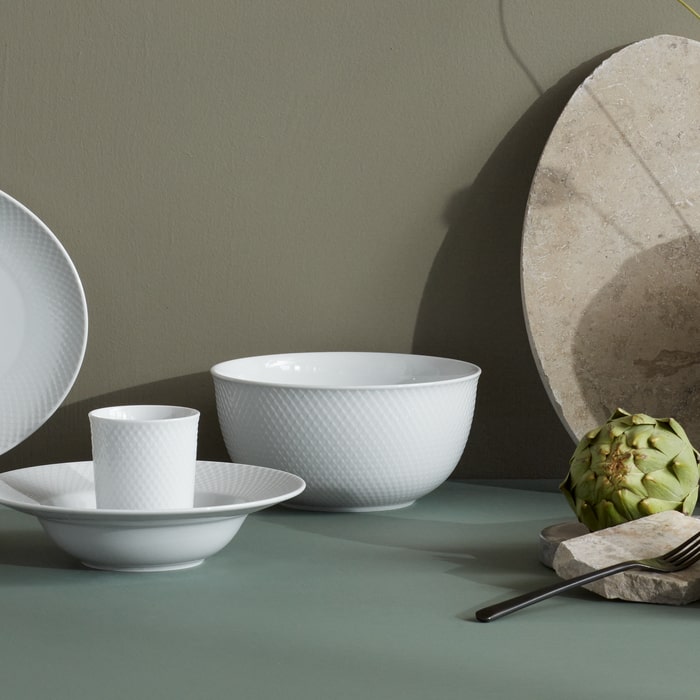 Lyngby Porcelain Rhombe Bowl
