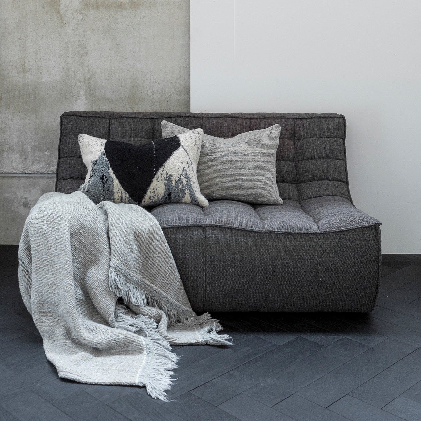 Ethnicraft N701 Two Seater, FSC-certified solid wood furniture by Belgian brand