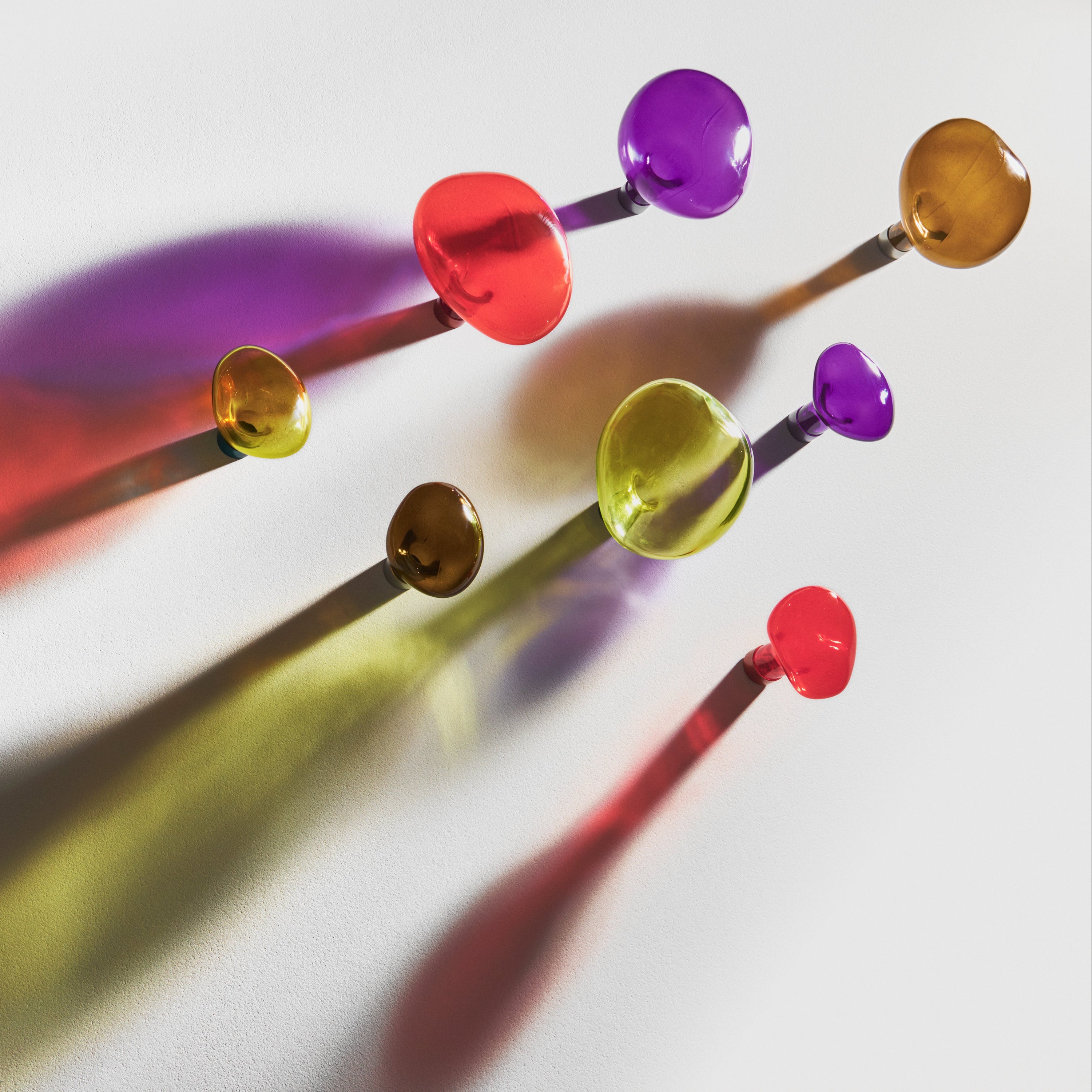 Bubble Family lighting by Petite Furiture, sculptural lamps crafted with Comosum